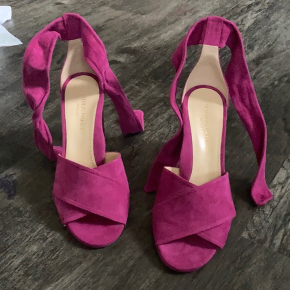 🎉HP👏NIB Marion Parke Women's Leah Tie Sandal 7.5 - Picture 6 of 16